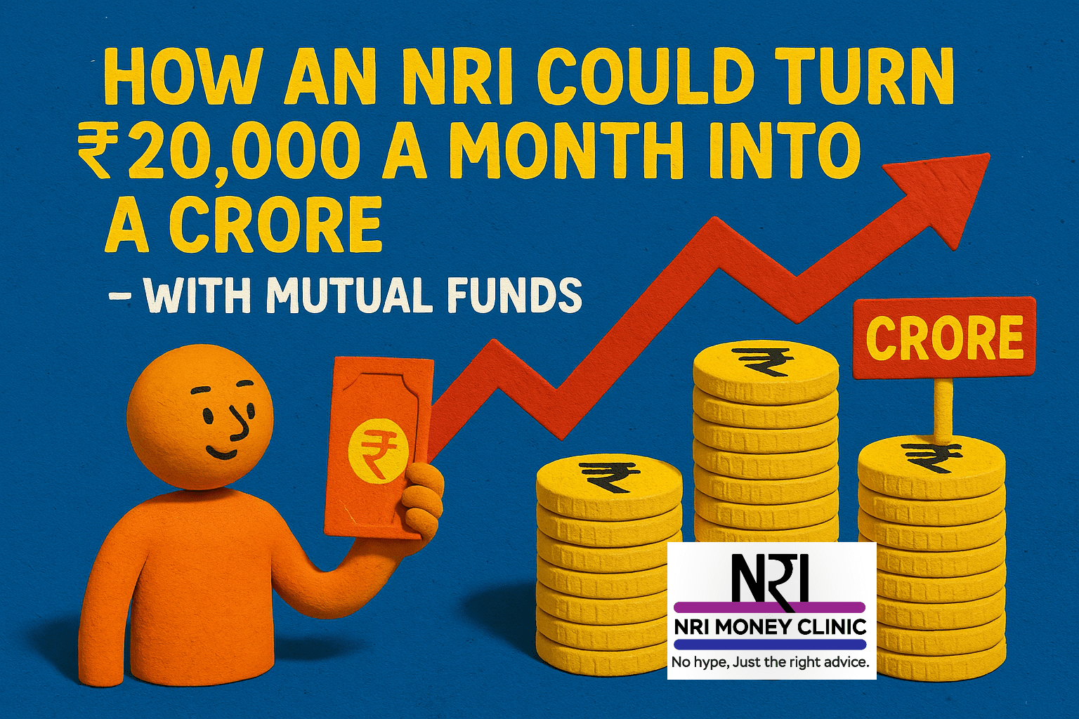 How an NRI Could Turn ₹20,000 a Month into a Crore — With Mutual Funds