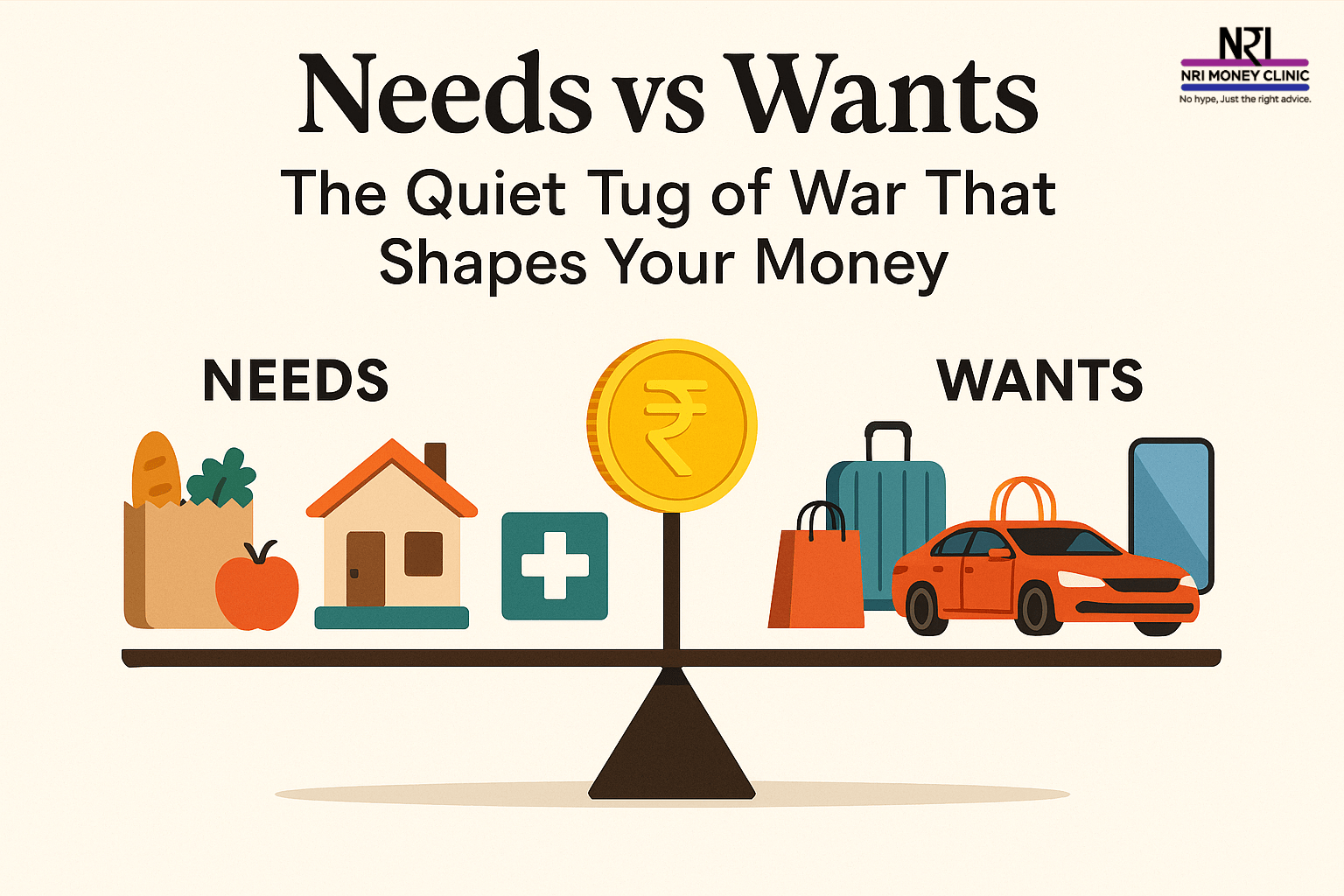 Needs vs Wants: The quiet tug of war that shapes your money