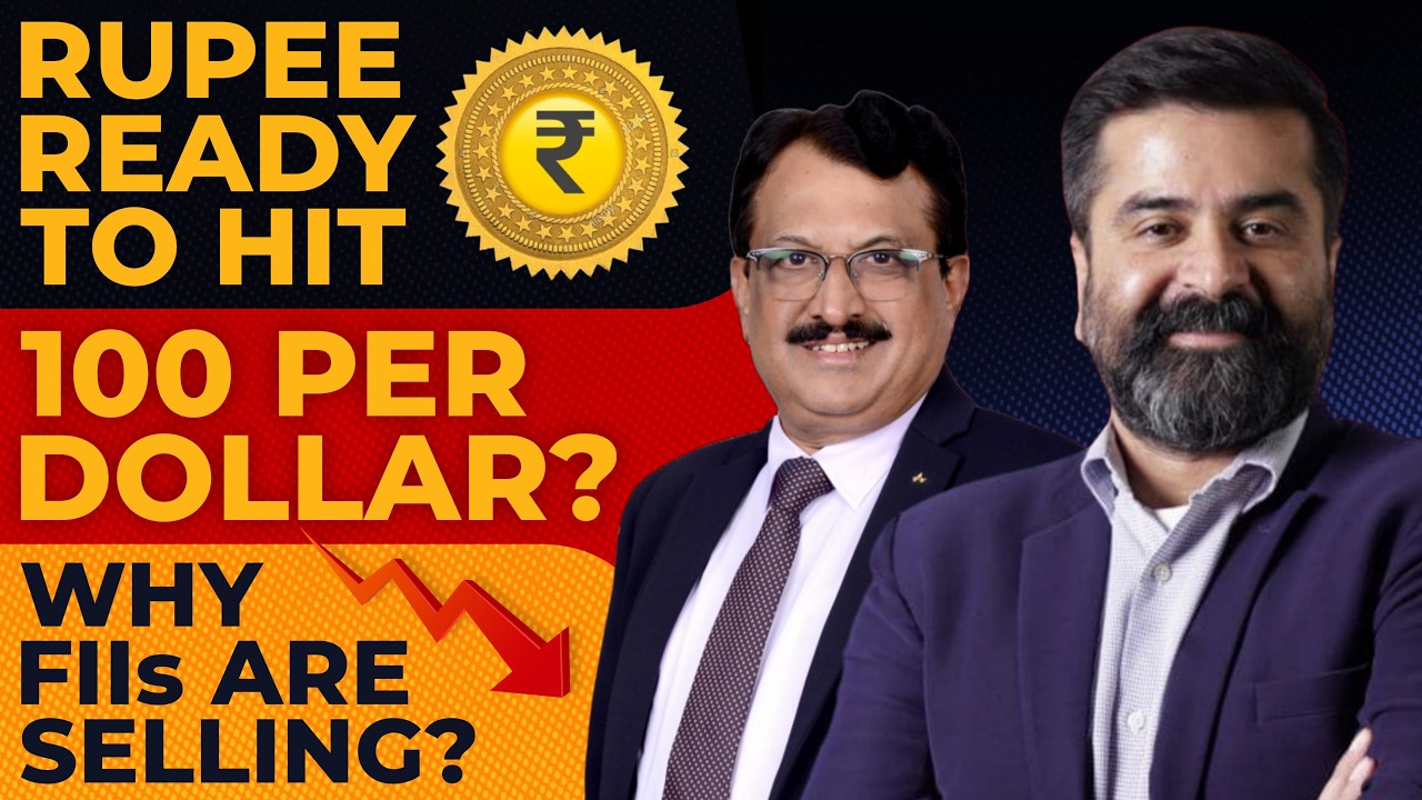 Rupee  Ready To Hit  100 per dollar ? Why FIIs Are Selling ? By Aashish P Sommaiyaa