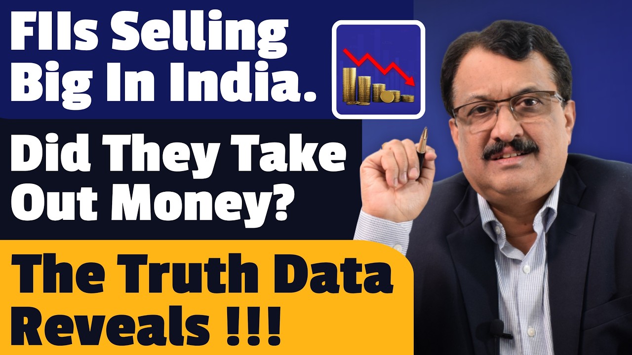 FIIs Selling Big In India. Did They Take Out Money ? The Truth Data Reveals !!!