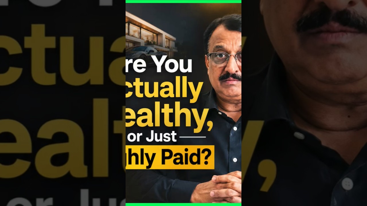 Earning a high income does not equal wealth.