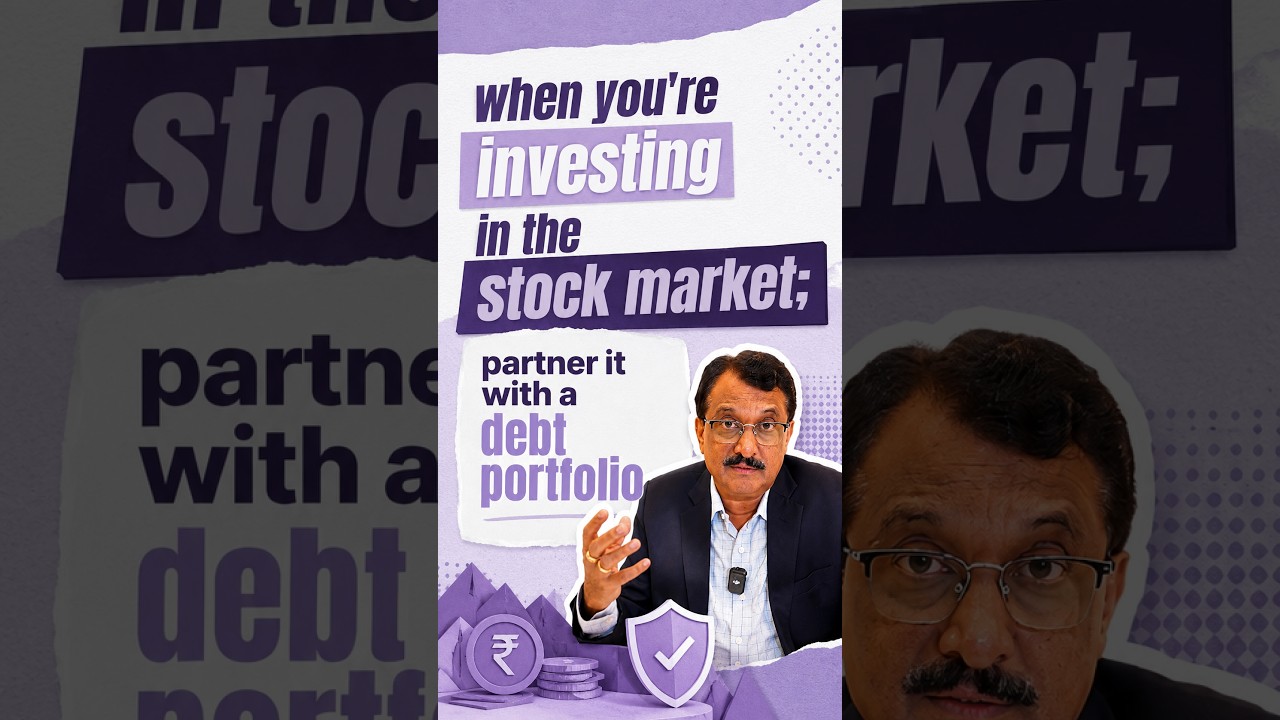 When you're investing in the stock market, partner it with a debt portfolio